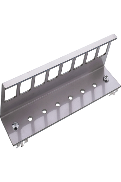 InLine Keystone SNAP-In Metall-Modulhalter 8-fach for Hutschiene