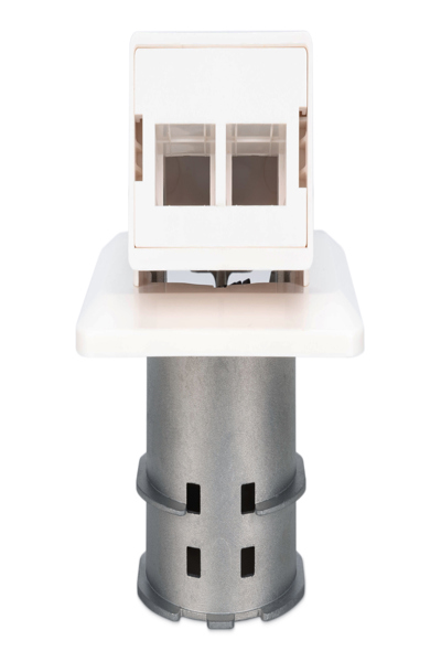 DIGITUS FTTH fiber optic flush-mounted wall outlet, for SC/LC adapter - DN-93201