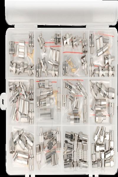 Delock RF-kontaktsats - koaxial - 66811