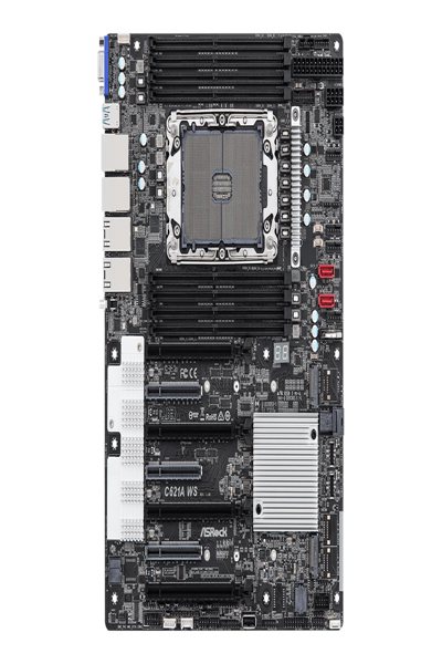 ASRock 90-MXBGU0-A0UAYZ Access Control Reader C621A WS Intel LGA