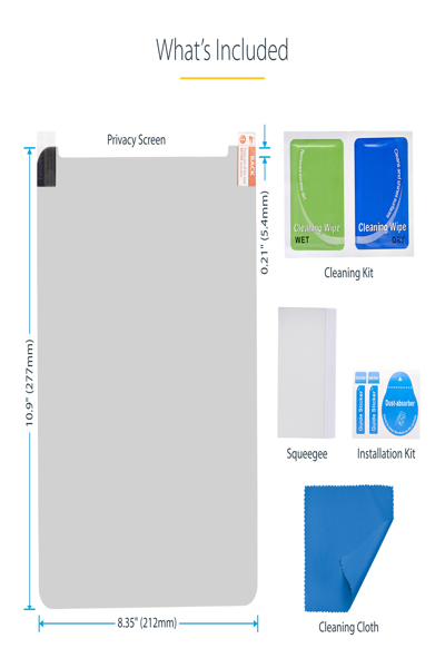StarTech.com Skärmskydd för Surfplatta - 129IP-PRIVACY-SCREEN