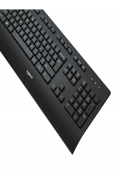 Logitech Keyboard K280e for Business - Full-size (100%) - Wired - USB - AZERTY - Black - 920-005210