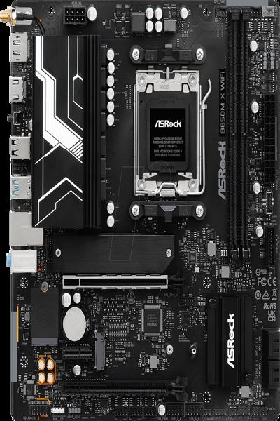 ASRock B850M-X WiFi DDR5 AM5 detaljhandel - AMD Sockel AM5 (Ryzen Zen4) - 90-MXBRU-A0UAYZ