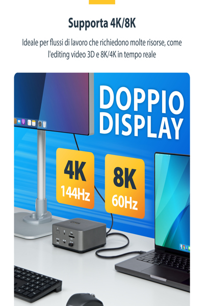 StarTech.com 3,8 m Thunderbolt 5-kabel 80 Gbps - TBLT5MM50CM240W