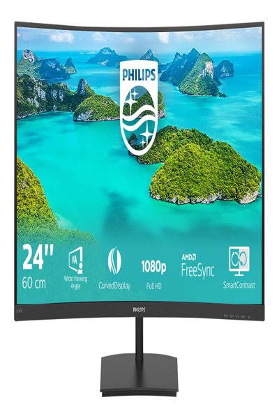 Philips 241E1SCA/00-skärm 23,6" FHD LCD 4ms - 241E1SCA/00