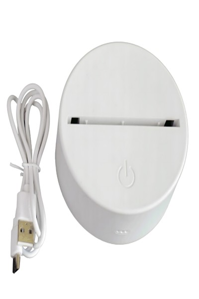 Extralink HOME, veilleuse USB en forme de cœur avec illusion d'optique 3D