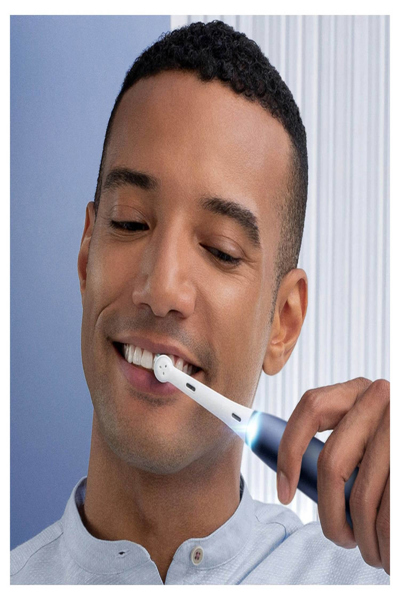 Braun iO Series 7N Sapphire Blue - Adult - Vibrating toothbrush - Daily care - Deep clean - Gum care - Sensitive - Whitening - Blue - Round - Battery - 409311