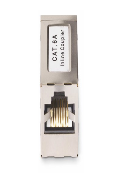 StarTech.com Skärmad RJ45-koppling, Inline Cat6a-koppling, F/F - IN-CAT6A-COUPLER-S1