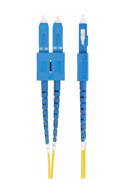 StarTech.com 30m (98.4ft) SC to SC (UPC) OS2 Single Mode Duplex Fiber Optic Cable, 9/125µm, Laser Optimized, 40G/100G Zipcord, Bend Insensitive, Low Insertion Loss - SMDOS2SCSC30M