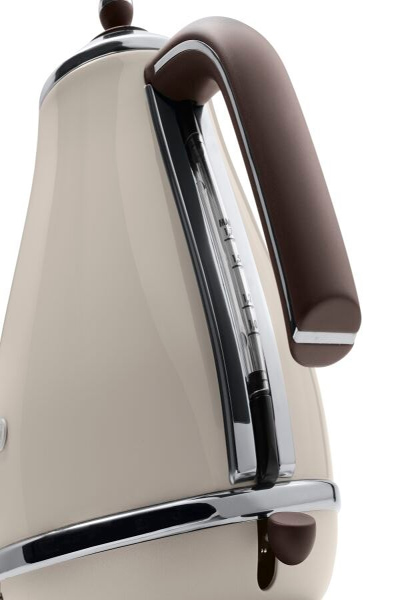 De Longhi KBOV2001.BG - 1.7 L - 2000 W - Beige - Stainless steel - Water level indicator - Cordless