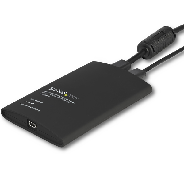 StarTech USB 2.0 KVM Console - Mobile Laptop Crash Cart Adapter with Data Transfer and Video Recording - Portable USB KVM Console - KVM Switch - 1 Port - NOTECONS02
