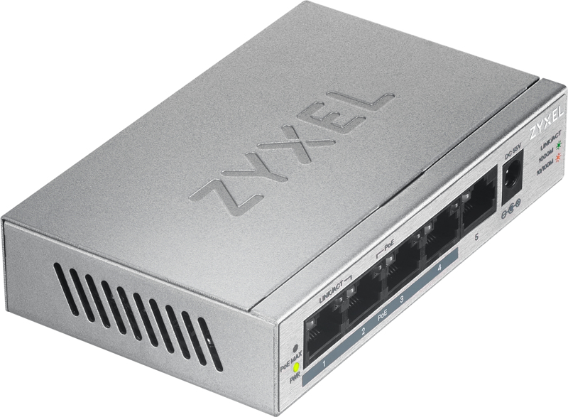 ZyXEL GS1005HP - Switch - Uadministrert - GS1005HP-EU0101F
