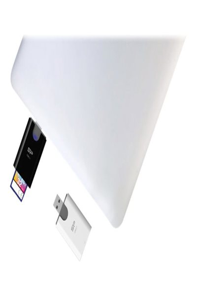 Silicon Power Combo-kortläsare (microSD, SD) - SPU3AT3REDEL300W