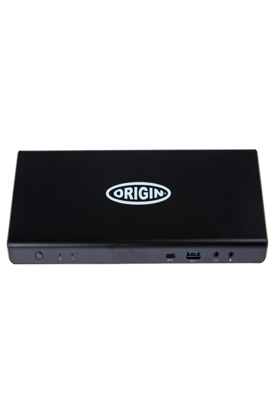 Origin Storage USB-C/A Triple 4K Docking Station - Docking - USB 3.2 Gen 1 (3.1 Gen 1) Type-A + Type-C - 96 W - Black - Any brand - CE - FCC