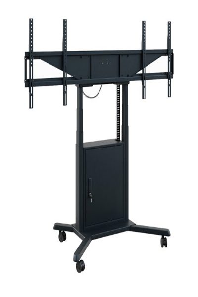 Hagor HP Twin Lift M-DB 46"-65" Dual Display Mobile Motorized Mount