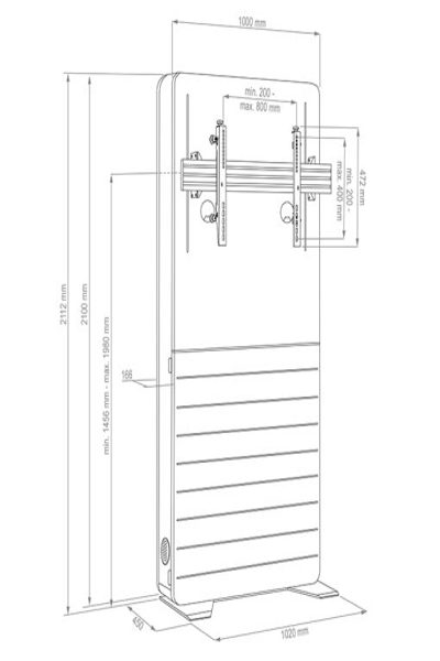 HAGOR CON-LINE BIG FS LIFT 75 - 98"