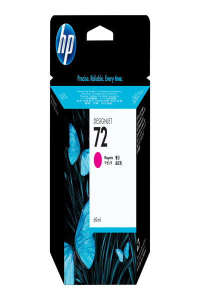 HP 72 69-ml Magenta DesignJet Ink Cartridge: Standard Yield Dye-Based