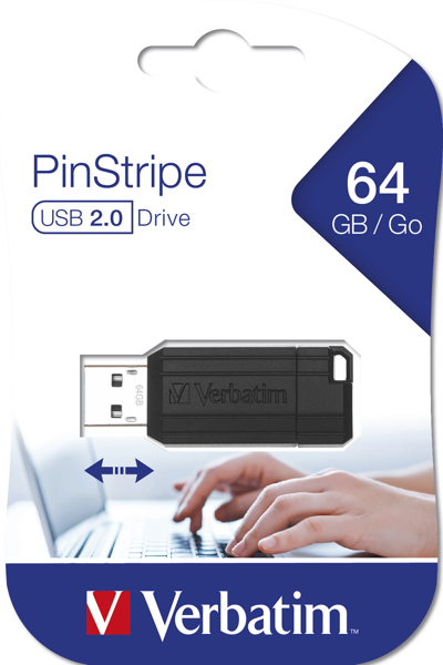 Verbatim PinStripe USB Drive - USB flash drive - 49065