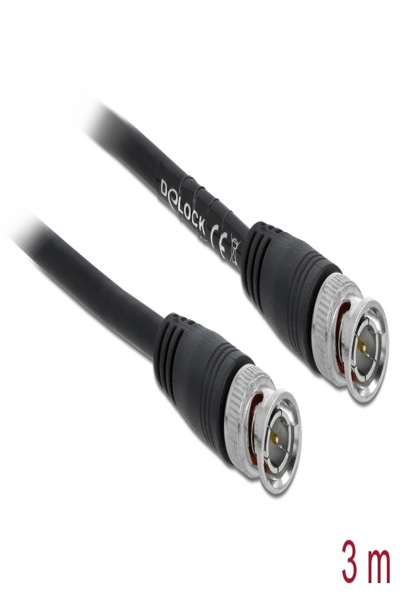 Delock Videokabel - BNC-hane till BNC-hane - 80083