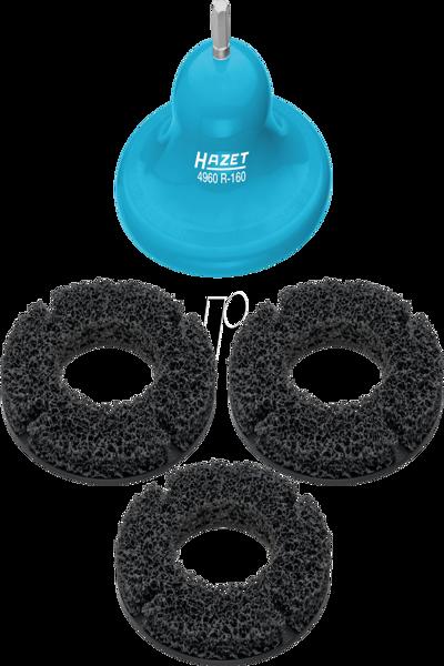 HAZET 4960R-160/4 Meule métal 500 tr/min, 3 pièces