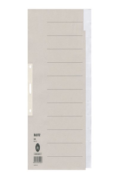 Esselte Leitz 12220085 - Gray - Paper - 240 mm - 300 mm - 2 mm - 80 g