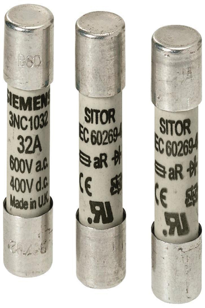 Siemens 3NC1025 SITOR 25A 600VAC/400DC Fuse