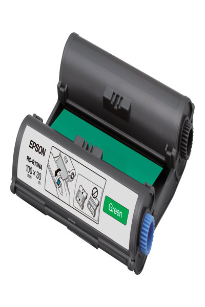 Ruban vert Epson RC-R1GNA 100 mm - Vert - - LabelWorks Pro100 (adaptateur secteur type Royaume-Uni) - 10 cm - 30 m - 1 pièce(s) - 50 mm
