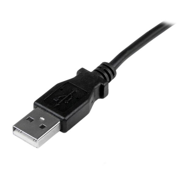 StarTech USBAMB1MU USB to Mini USB Cable Angled - USBAMB1MU