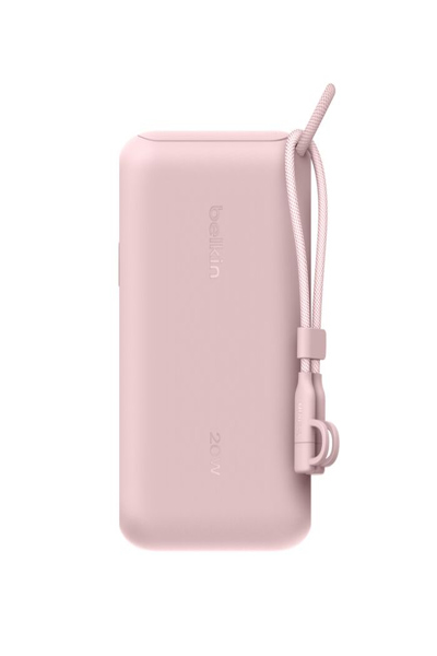 Belkin BoostCharge - Power Bank - with Display - 10000 mAh - 20 Watt - PD - 2 - BPB027HQPK