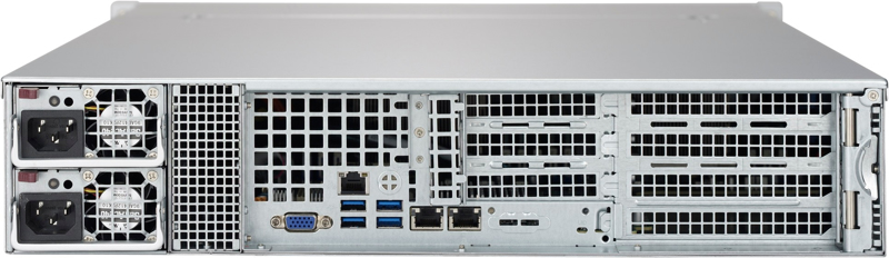 SuperMicro 213BAC8-R1K23WB, 2U Server Chassis, 16x 2.5" HotSwap, Hybrid - CSE-213BAC8-R1K23WB