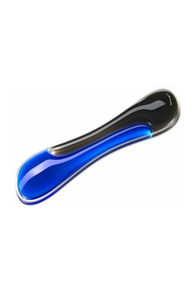 Kensington Slim Duo Gel Keyboard Wrist Rest - Blue - Keyboard - Palm rest - K62441WW