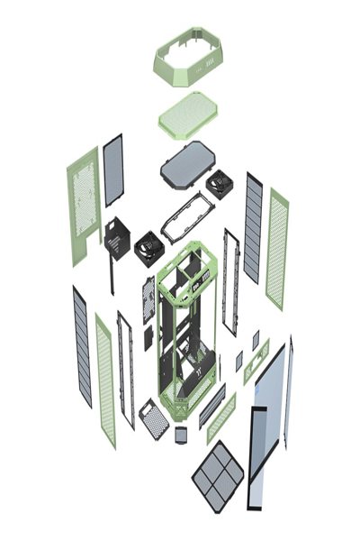 Thermaltake The Tower 600 Matcha Green ATX Tower - CA-1Z1-00MEWN-00