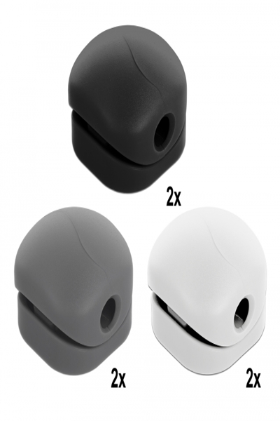 Delock Cable Clip Set - Cable clips - 18299