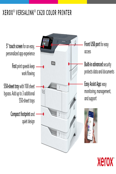 Xerox VersaLink C620V/DN - Printer - C620V_DN