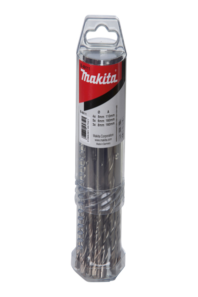 Makita B-49111 - HM Bohrer-Set V-PLUS Nr. 5 fÃƒÂ¼r Kombihammer HR2470 50.0 100 mm