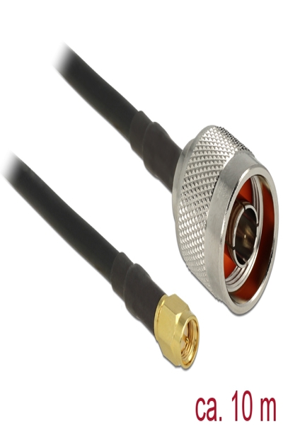 Delock Antenna cable - SMA male to N connector male - 89421