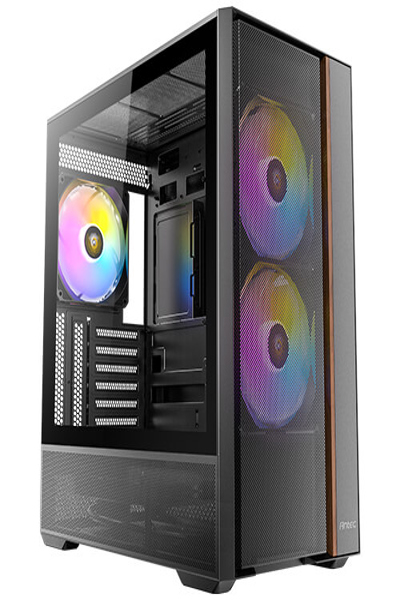 Antec Mid Flux Rear ATX/M-ATX/M-ITX o.N. BK retail - Midi/Minitower - ATX - Mini tower - ATX - 0-761345-10241-4
