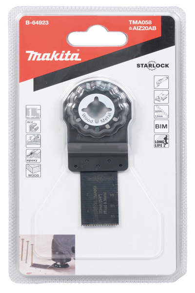 Makita B-64923 TauchsÃƒÂ¤geblatt 20mm TMA058 058TMA058