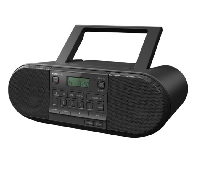 Panasonic RX-D552 - DAB bærbar radio - RX-D552E-K
