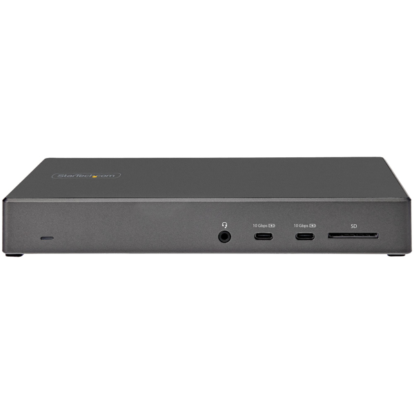 StarTech DK31C2DHSPDUE Notebook Docking Station & Port Replicator Wired USB 3.2 Gen 2 (3.1 Gen 2) Type-C Black - Gray (DK31C2DHSPDUE) - DK31C2DHSPDUE