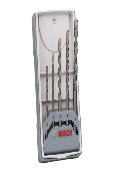 Bosch Betonbohrer CYL-3 Set 2607017080Silver Percussion 5tlg 4-8mm