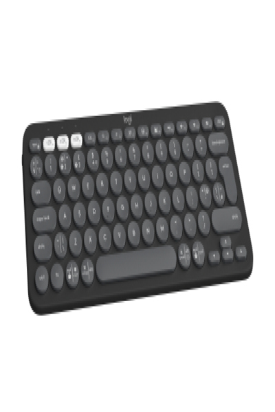 Logitech Pebble Keys 2 K380s - Mini - Wireless - RF Wireless + Bluetooth - Scissor key switch - QWERTY - Graphite - 920-011843