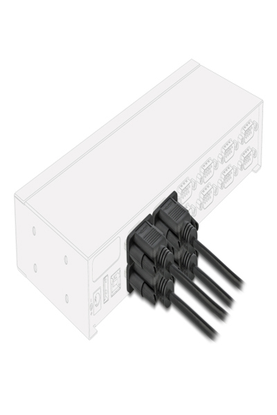 Delock Seriell RS-232-kabel - DB-9 (hane) skruvbar till DB-9 (hane) skruvbar - 86825