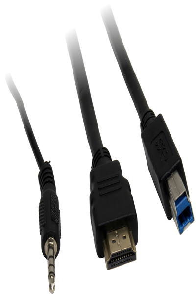 Inter-Tech IPC KVM Switch AC-22HUS HDMI 4K 60 Hz - Commutateur KVM