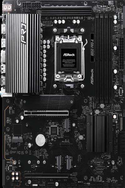 ASRock B850 Pro-A - Moderkort - 90-MXBQM-A0UAYZ