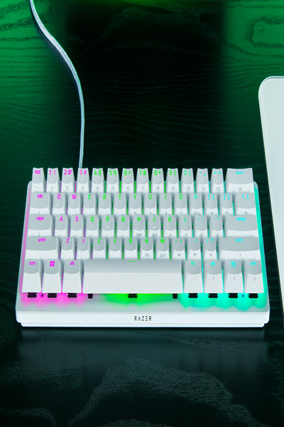 Razer Huntsman V3 Pro Tenkeyless Keyboard White US Layout Optical Analog - Keyboard