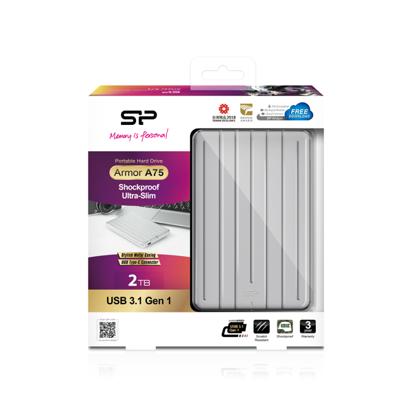 Silicon Power Armor A75 - Hard disk 2 TB - SP020TBPHDA75S3S