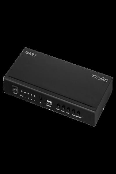 LogiLink HDMI Switch 4x1 Multiviewer 1080p/60Hz Skalare - HD0052