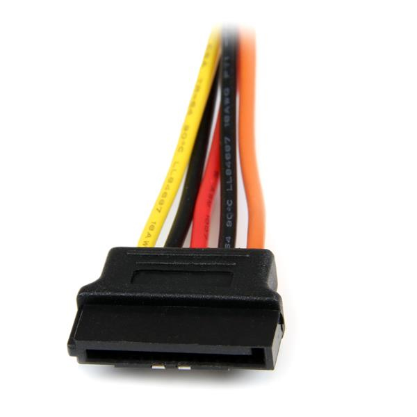 StarTech 6in Latching SATA Power Y Splitter Cable - PYO2LSATA