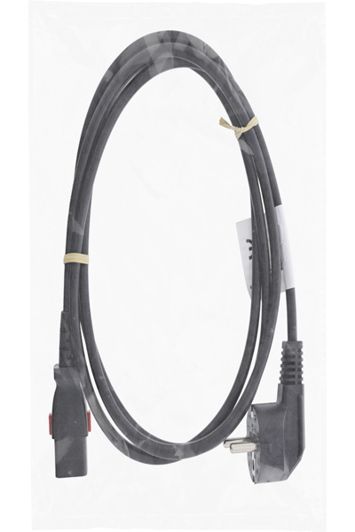 InLine Power cable - earthing contact angled to C13 lockable - 5m